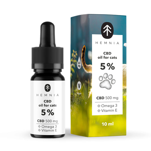 Hemnia CBD 5% Oil for Cats